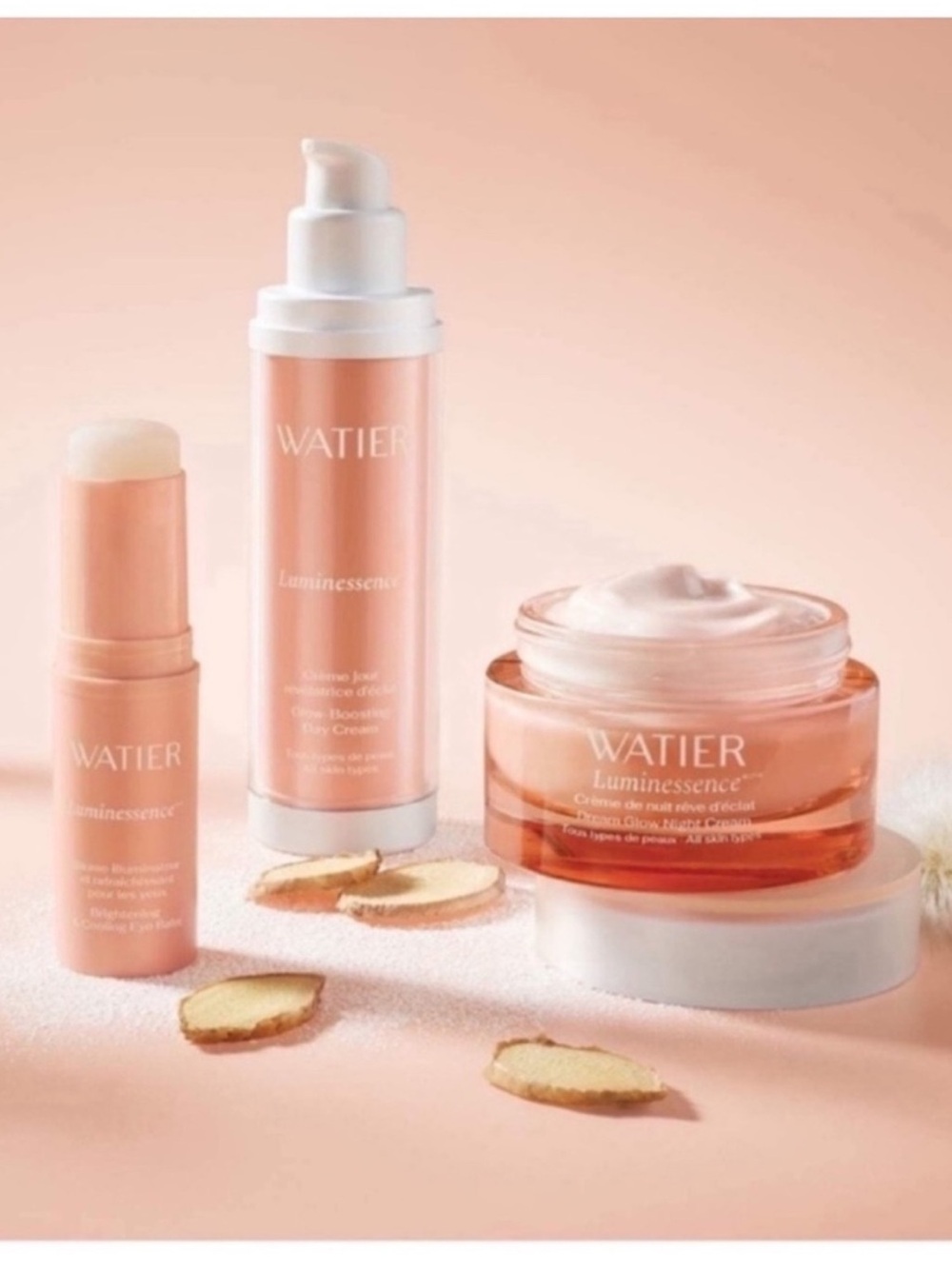 Lise Watier Luminessence Glow-Boosting Day Cream, Night Cream & Eye Balm